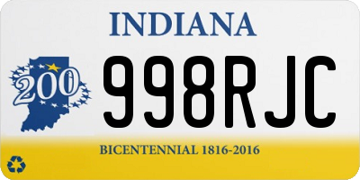 IN license plate 998RJC