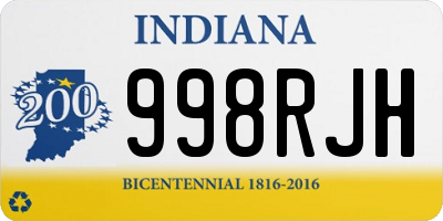 IN license plate 998RJH