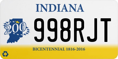 IN license plate 998RJT