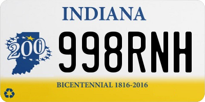 IN license plate 998RNH