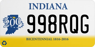 IN license plate 998RQG