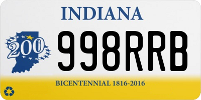 IN license plate 998RRB