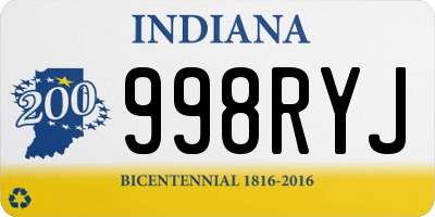 IN license plate 998RYJ