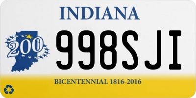 IN license plate 998SJI