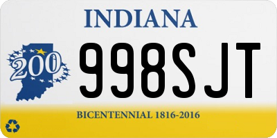 IN license plate 998SJT