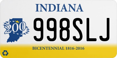 IN license plate 998SLJ