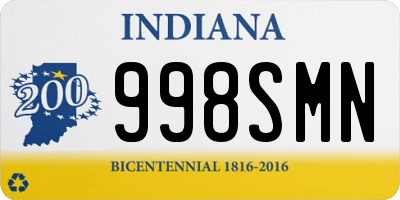 IN license plate 998SMN