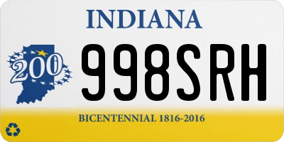 IN license plate 998SRH