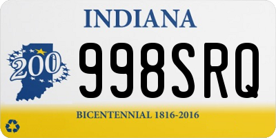 IN license plate 998SRQ