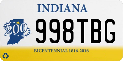 IN license plate 998TBG