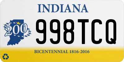 IN license plate 998TCQ