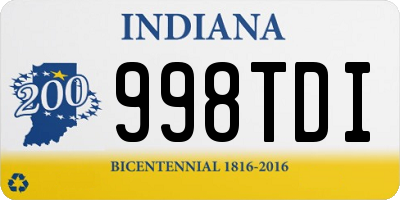 IN license plate 998TDI