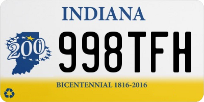 IN license plate 998TFH