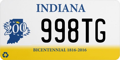 IN license plate 998TG