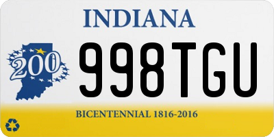 IN license plate 998TGU