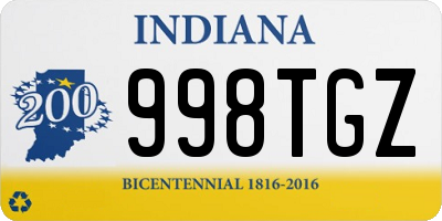 IN license plate 998TGZ