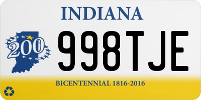 IN license plate 998TJE