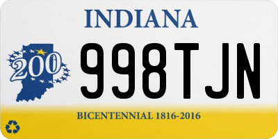 IN license plate 998TJN