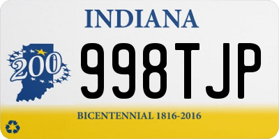 IN license plate 998TJP