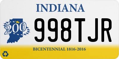 IN license plate 998TJR