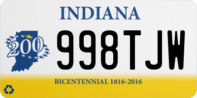 IN license plate 998TJW