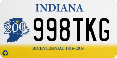 IN license plate 998TKG