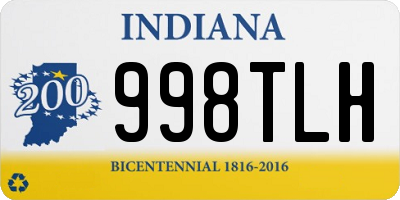 IN license plate 998TLH