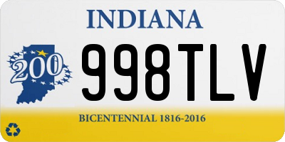 IN license plate 998TLV