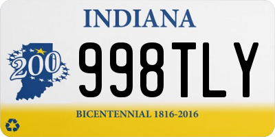 IN license plate 998TLY