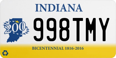 IN license plate 998TMY