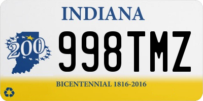 IN license plate 998TMZ