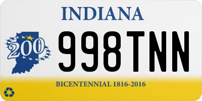 IN license plate 998TNN