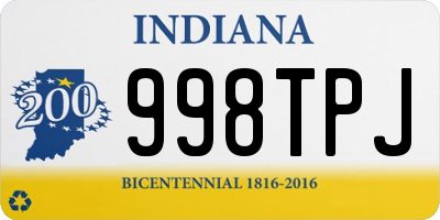 IN license plate 998TPJ