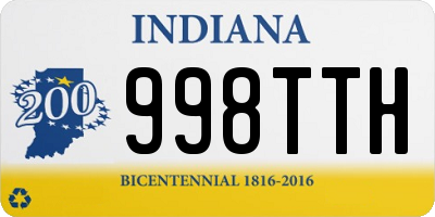 IN license plate 998TTH