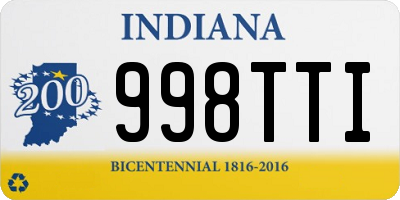 IN license plate 998TTI