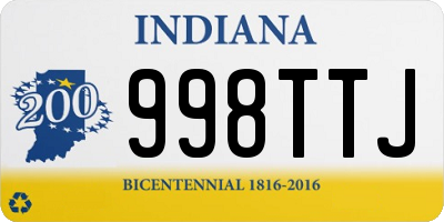 IN license plate 998TTJ