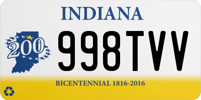 IN license plate 998TVV