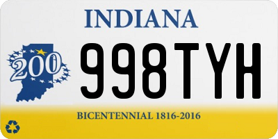 IN license plate 998TYH