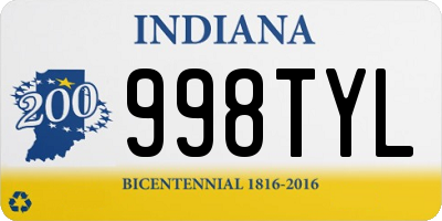 IN license plate 998TYL