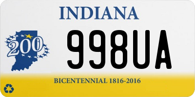 IN license plate 998UA