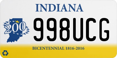 IN license plate 998UCG