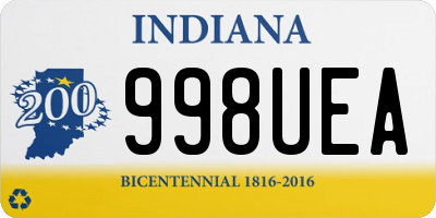 IN license plate 998UEA