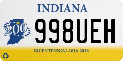 IN license plate 998UEH