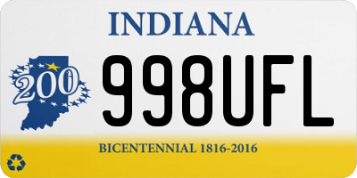 IN license plate 998UFL