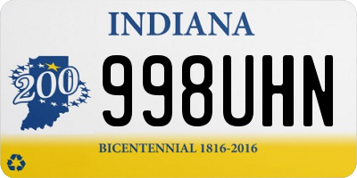 IN license plate 998UHN