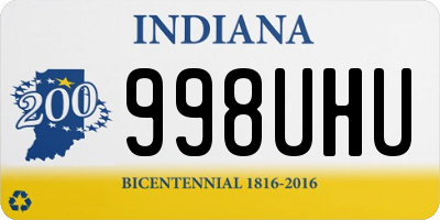 IN license plate 998UHU