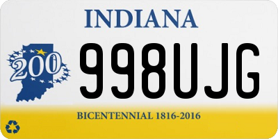 IN license plate 998UJG