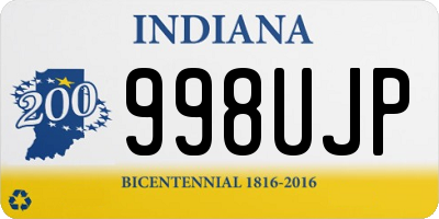 IN license plate 998UJP