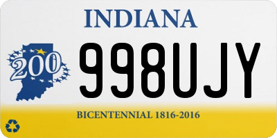 IN license plate 998UJY