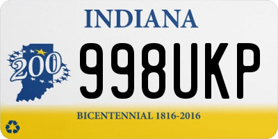 IN license plate 998UKP